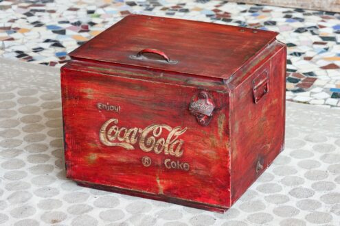 Termos "vintage" Coca-Cola - meble indyjskie Orange Tree