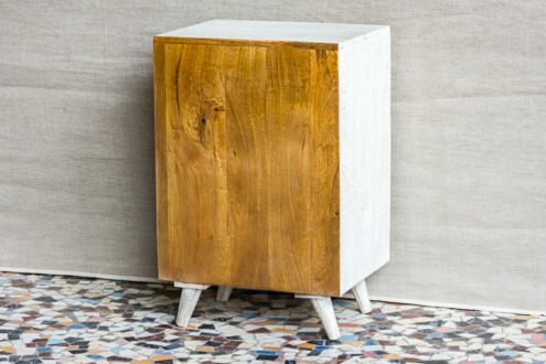 Szafka nocna ażurowa drewno mango - Orange Tree meble indyjskie