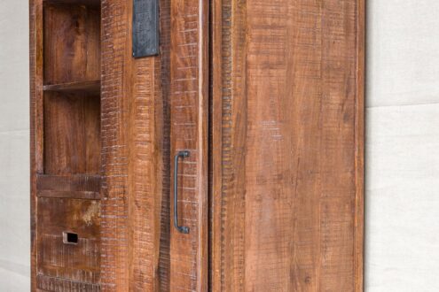 Duża szafa rustykalna z przesuwnymi drzwiami - Orange Tree meble indyjskie
