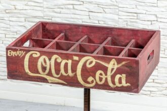 Skrzynka Coca-Cola vintage - Orange Tree meble indyjskie