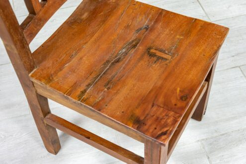 Rustykalne krzesło slipper wood - Orange Tree meble indyjskie