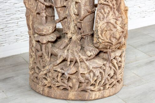 Kamienna rzeźba Saraswati - Orange Tree meble indyjskie