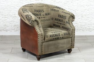 Fotel vintage Paris - Orange Tree meble indyjskie