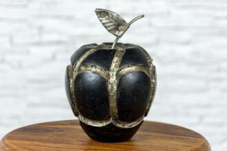Drewniane jabłko 11cm 1