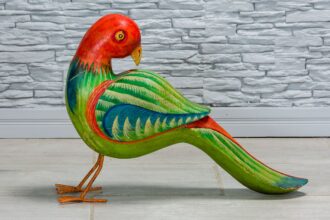 Papuga z czerwonym łebkiem 1