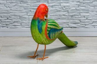 Papuga z czerwonym łebkiem 2