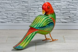 Papuga z czerwonym łebkiem 3