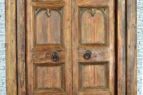 Stare drzwi tekowe 4