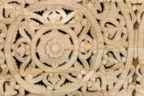 Ażurowy panel z mandalami - wzór 036 3