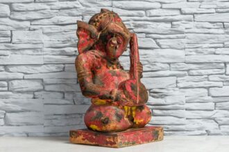 Figurka Ganeshy z sitarem 2