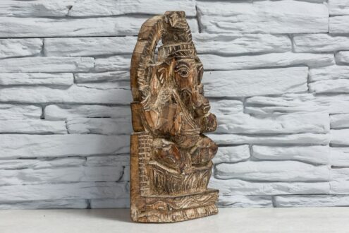 Drewniana rzeźba Ganeshy 2