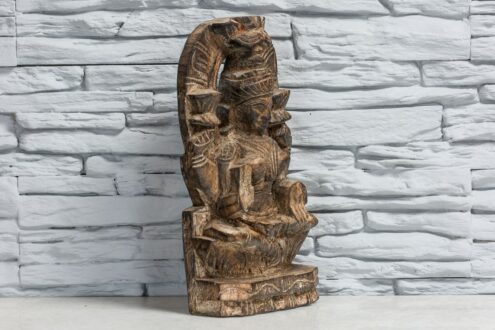 Drewniana rzeźba Lakshmi 2
