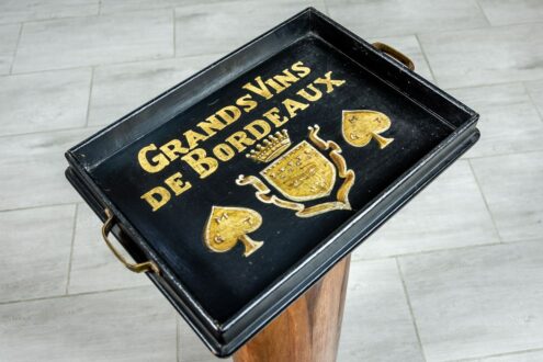 Taca vintage "GRAND VINS de BORDEAUX" 40x30cm 1