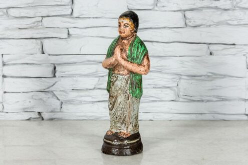 Figurka Hinduski w zielonym szalu 6