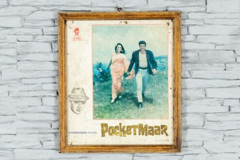 Stary plakat filmowy "Pocket Maar"
