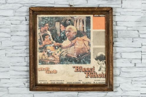 Stary plakat filmowy "Bheegi Palkein"