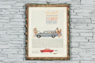 Stara reklama samochodu Chevrolet