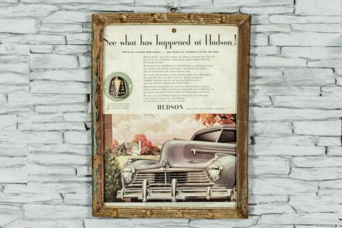 Stara reklama samochodu Hudson