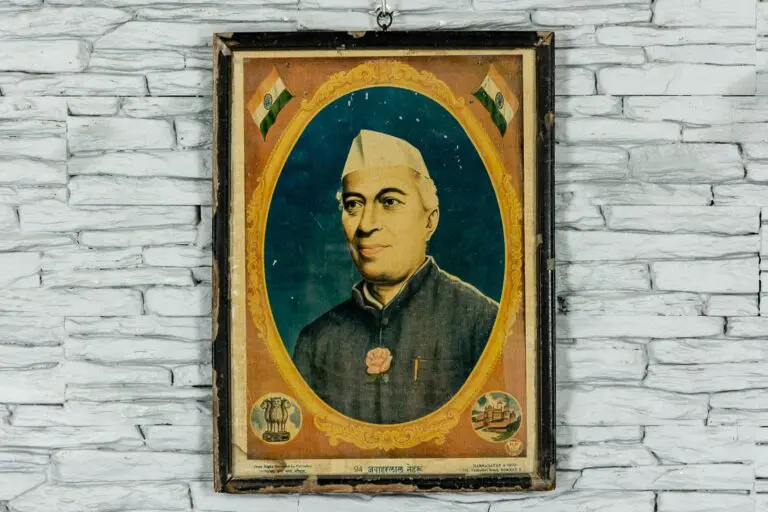 Stary portret Jawaharlala Nehru