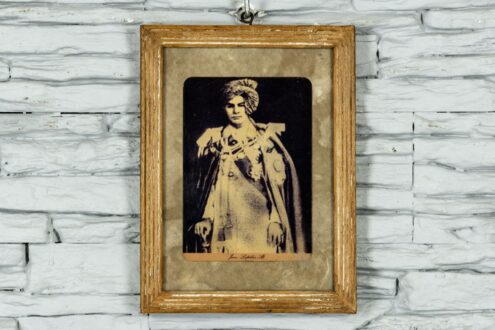 Reprodukcja zdjęcia monarchy indyjskiego