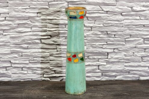 Świecznik w kolorowe łatki 38cm 1