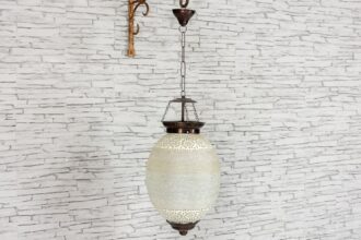 Biała lampa sufitowa "jajko" śr. 26cm 1