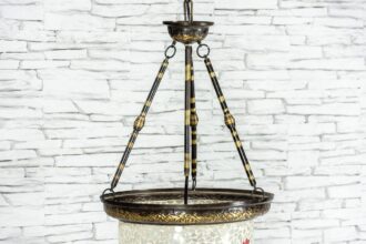 Witrażowa lampa wisząca śr. 24cm 3