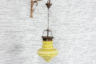 Cytrynowa lampa ze stożkiem śr. 25cm 1