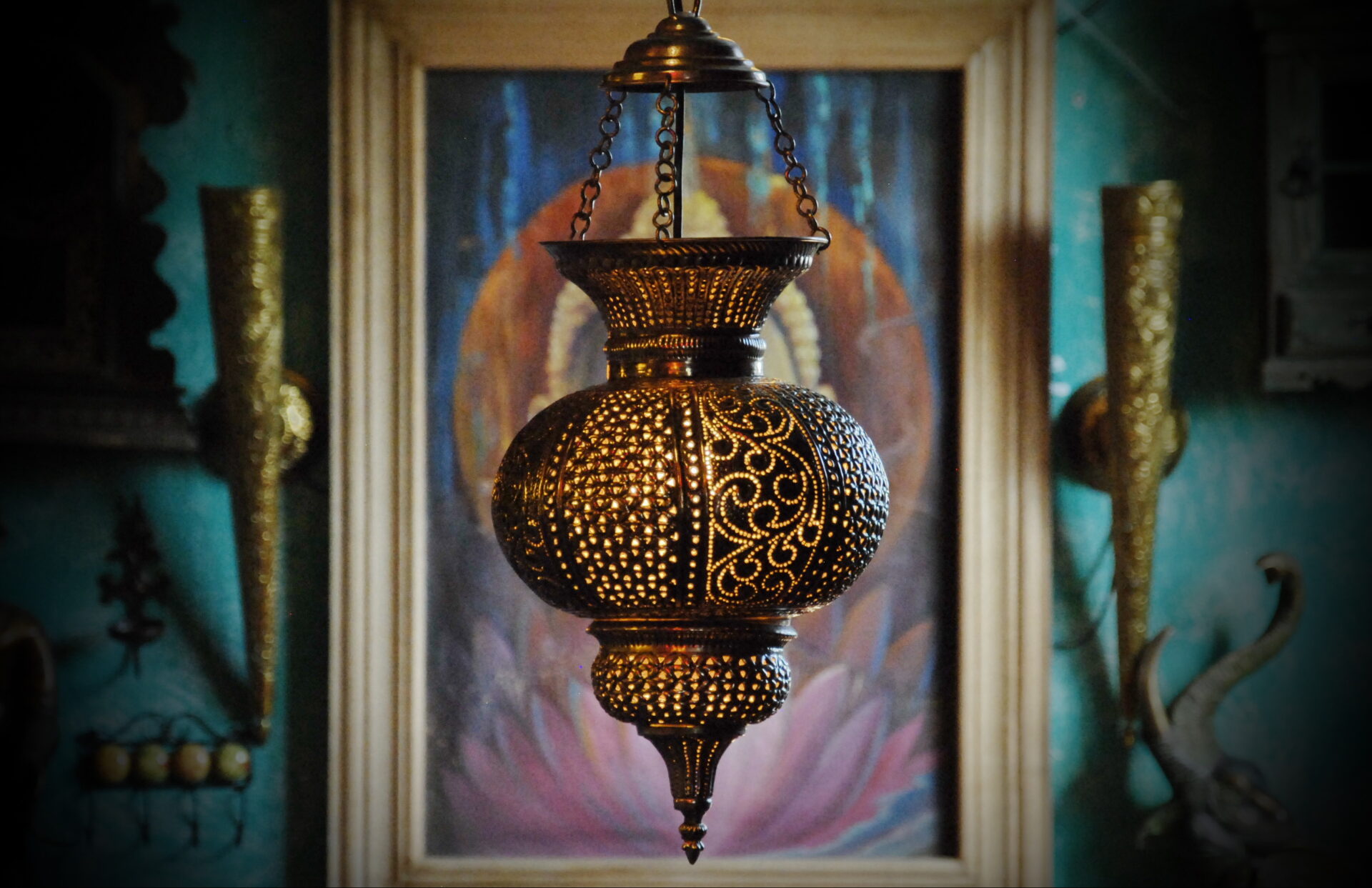 Dekoracyjna lampa w stylu perskim 3