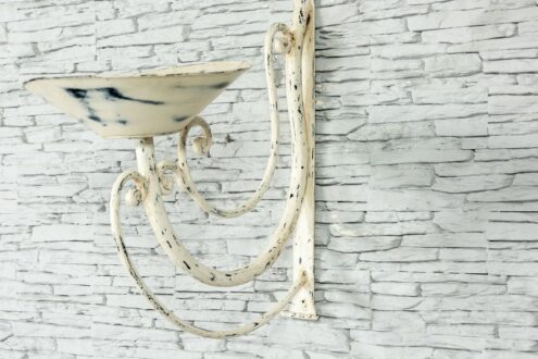 Duży żelazny kinkiet na jedną żarówkę 3