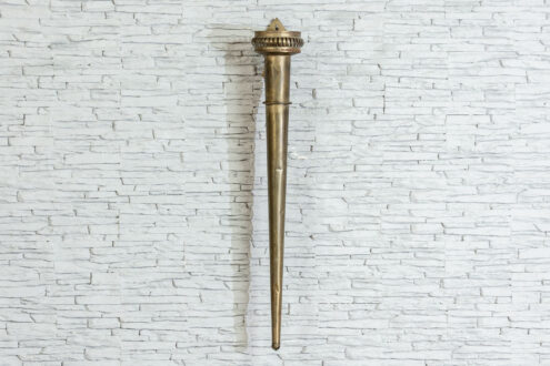 Złoty świecznik naścienny torch 92cm 1