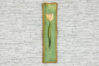 Panel z białym tulipanem 1