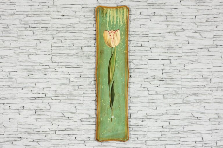 Panel z białym tulipanem 1