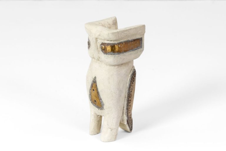 Drewniana figurka sowy 15cm 1