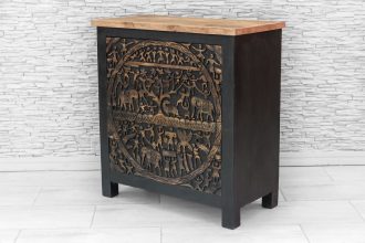 Czarna bieliźniarka "Tribal World" 3