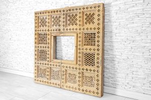 Panel okienny z ażurami 2