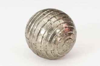 Srebrna kula dekoracyjna 10cm
