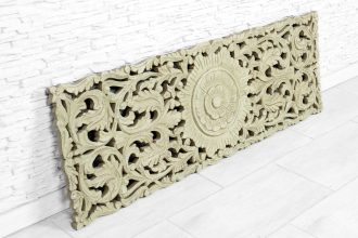 Ażurowy miętowy panel z mandalą 2